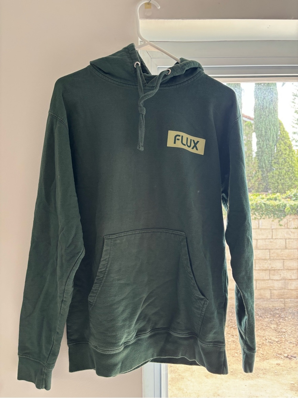 Flux Men's Forest Green Pullover Hoodie with Front Pocket